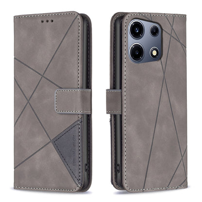 Infinix Note 30 VIP Rhombus Texture Leather Phone Case with Magnetic Buckle and Card Holder