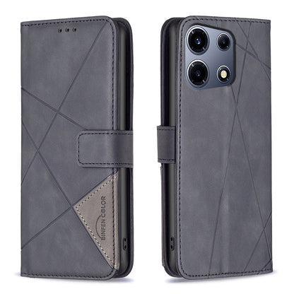 Infinix Note 30 VIP Rhombus Texture Leather Phone Case with Magnetic Buckle and Card Holder