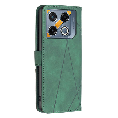 Infinix GT 20 Pro 5G Rhombus Texture Leather Phone Case with Magnetic Buckle and Card Holder