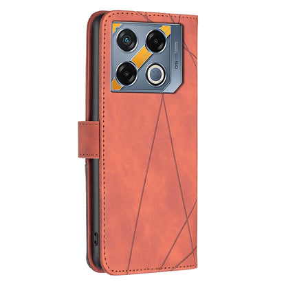 Infinix GT 20 Pro 5G Rhombus Texture Leather Phone Case with Magnetic Buckle and Card Holder