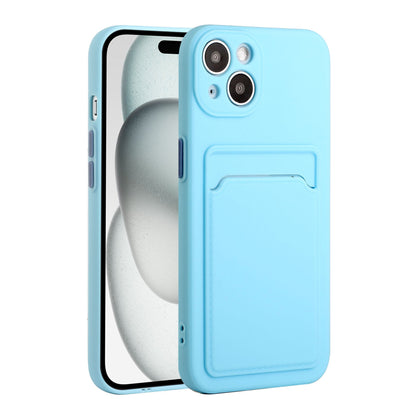 Apple iPhone 14 Shockproof TPU Case with Card Holder - Durable & Lightweight Design