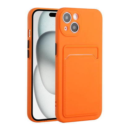 Apple iPhone 14 Plus Shockproof TPU Case with Card Holder - Durable & Lightweight Design