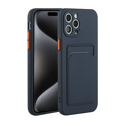 Apple iPhone 14 Pro Max Shockproof TPU Case with Card Holder - Durable & Lightweight Design