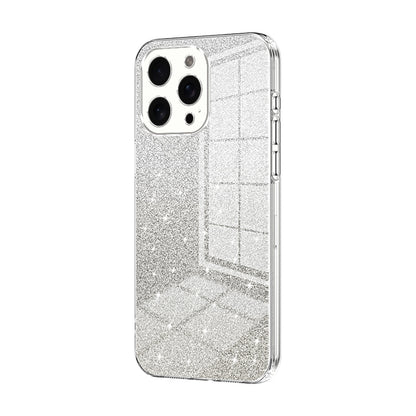 iPhone 15 Pro Max Luxurious Electroplated Gradient Glitter Powder Case - Enhanced Lens Protection