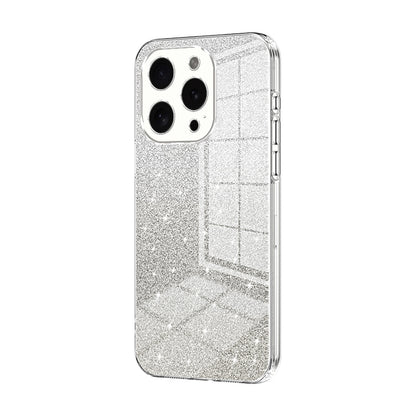 iPhone 15 Pro Luxurious Electroplated Gradient Glitter Powder Case - Enhanced Lens Protection