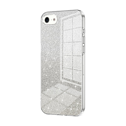 iPhone SE 2020 Luxurious Electroplated Gradient Glitter Powder Case - Enhanced Lens Protection