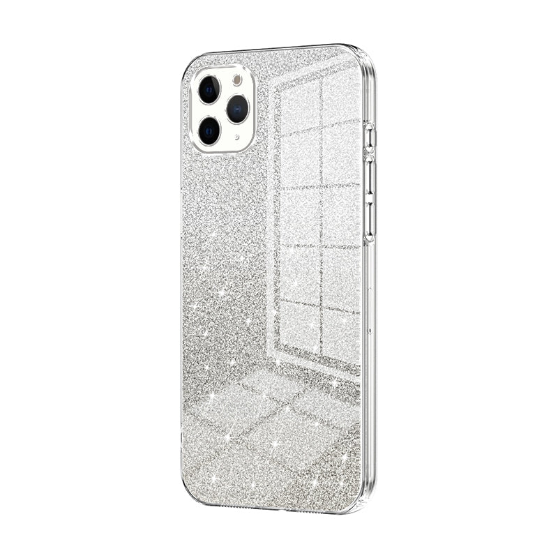 iPhone 11 Pro Max Luxurious Electroplated Gradient Glitter Powder Case - Enhanced Lens Protection