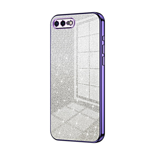 iPhone 7 Plus Luxurious Electroplated Gradient Glitter Powder Case - Enhanced Lens Protection