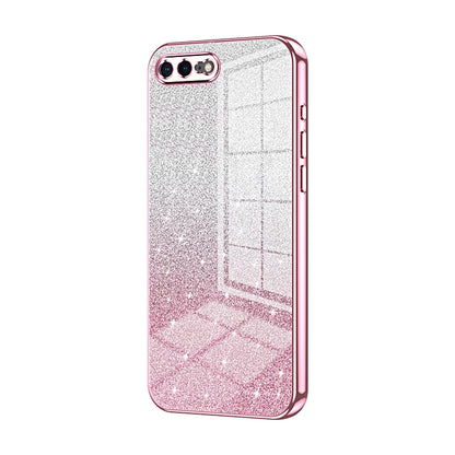 iPhone 7 Plus Luxurious Electroplated Gradient Glitter Powder Case - Enhanced Lens Protection