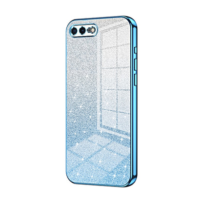 iPhone 7 Plus Luxurious Electroplated Gradient Glitter Powder Case - Enhanced Lens Protection