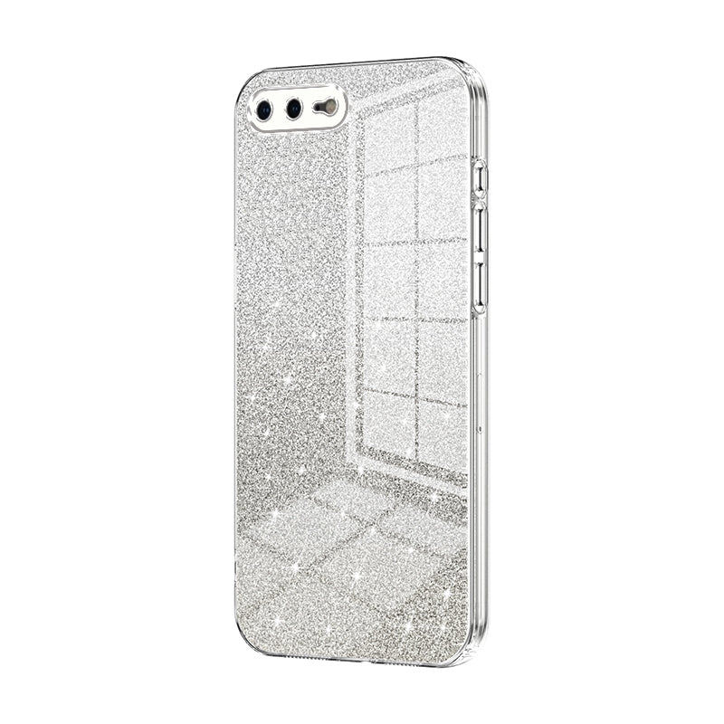 iPhone 7 Plus Luxurious Electroplated Gradient Glitter Powder Case - Enhanced Lens Protection