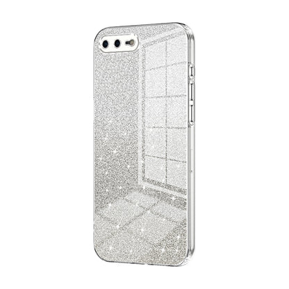 iPhone 7 Plus Luxurious Electroplated Gradient Glitter Powder Case - Enhanced Lens Protection