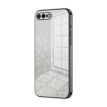 iPhone 7 Plus Luxurious Electroplated Gradient Glitter Powder Case - Enhanced Lens Protection