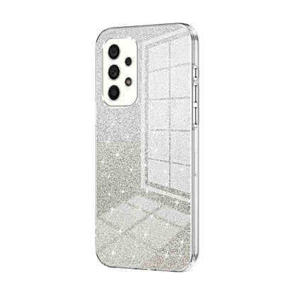 Samsung Galaxy A53 5G Luxurious Electroplated Gradient Glitter Powder Case - Enhanced Lens Protection