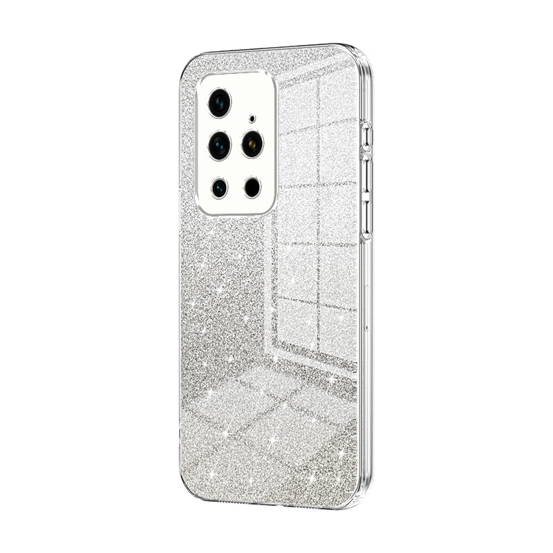 Meizu 18s Pro Luxurious Electroplated Gradient Glitter Powder Case - Enhanced Lens Protection