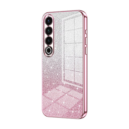 Meizu 20 Pro Luxurious Electroplated Gradient Glitter Powder Case - Enhanced Lens Protection