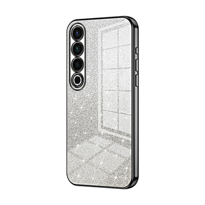 Meizu 20 Pro Luxurious Electroplated Gradient Glitter Powder Case - Enhanced Lens Protection