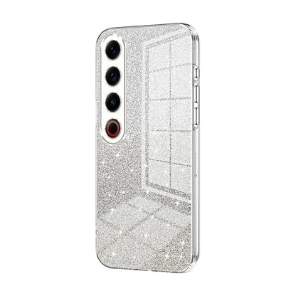 Meizu 21 Pro Luxurious Electroplated Gradient Glitter Powder Case - Enhanced Lens Protection