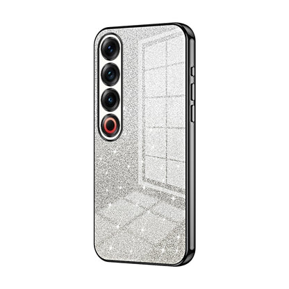 Meizu 21 Pro Luxurious Electroplated Gradient Glitter Powder Case - Enhanced Lens Protection