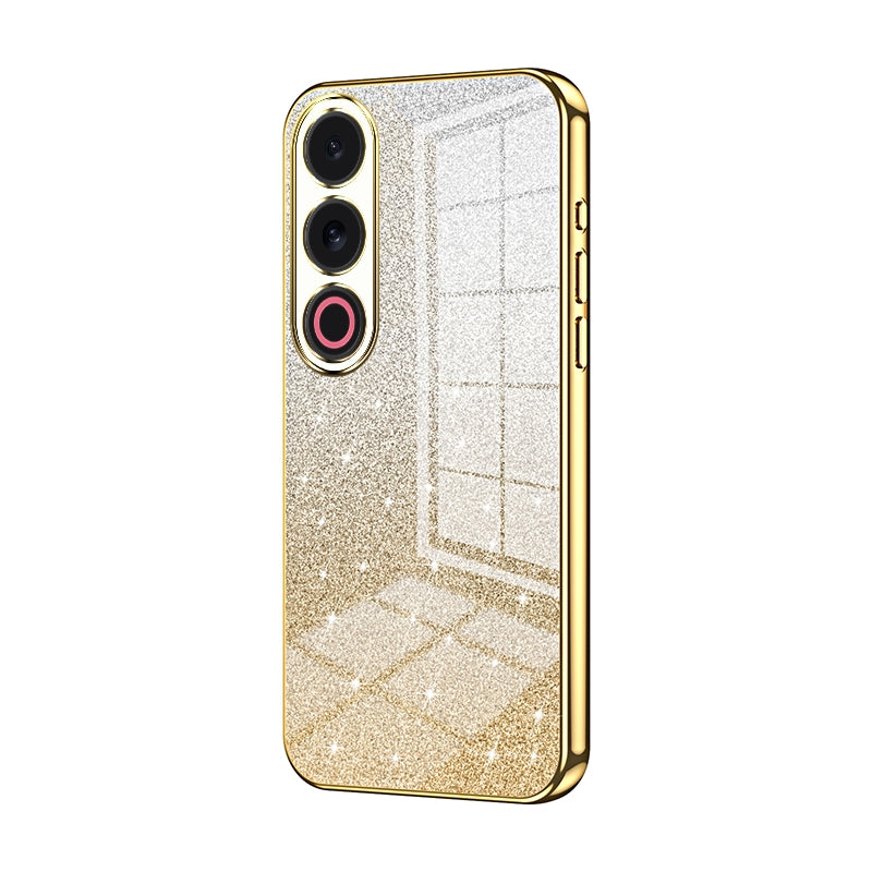 Meizu 21 Note Luxurious Electroplated Gradient Glitter Powder Case - Enhanced Lens Protection