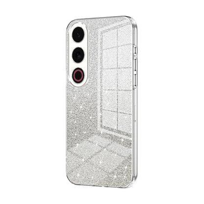 Meizu 21 Note Luxurious Electroplated Gradient Glitter Powder Case - Enhanced Lens Protection