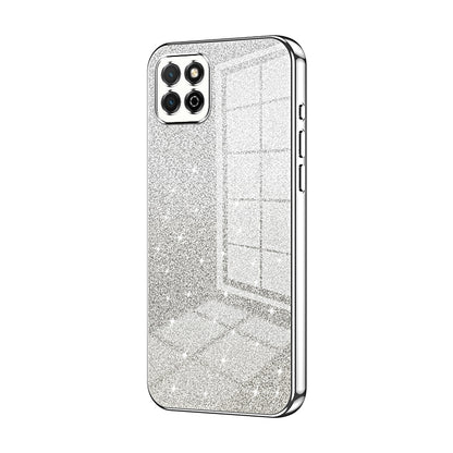 Honor Play 20 4G Luxurious Electroplated Gradient Glitter Powder Case - Enhanced Lens Protection