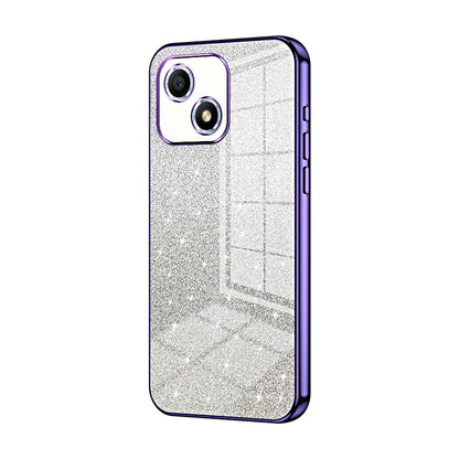 Honor Play 30 Luxurious Electroplated Gradient Glitter Powder Case - Enhanced Lens Protection