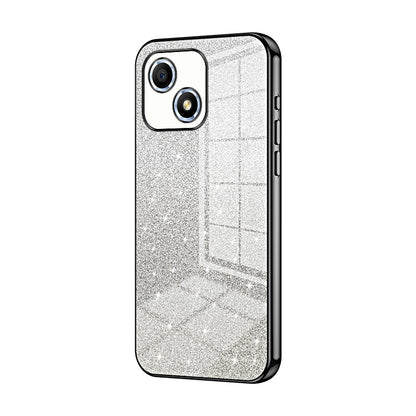 Honor Play 30 Luxurious Electroplated Gradient Glitter Powder Case - Enhanced Lens Protection