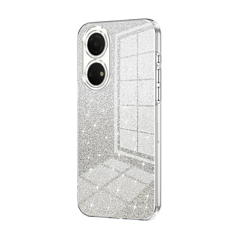 Honor Play 30 Plus Luxurious Electroplated Gradient Glitter Powder Case - Enhanced Lens Protection