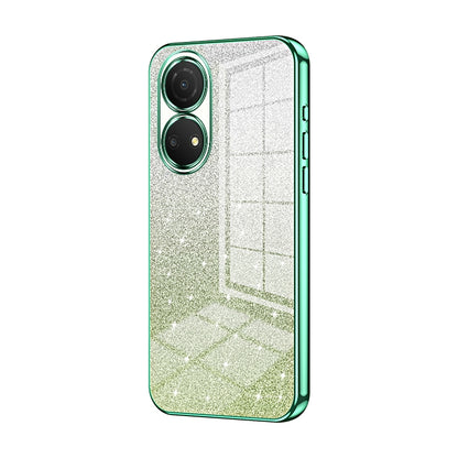 Honor Play 30 Plus Luxurious Electroplated Gradient Glitter Powder Case - Enhanced Lens Protection