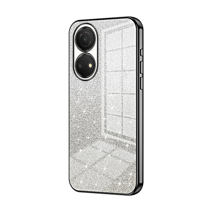 Honor Play 30 Plus Luxurious Electroplated Gradient Glitter Powder Case - Enhanced Lens Protection