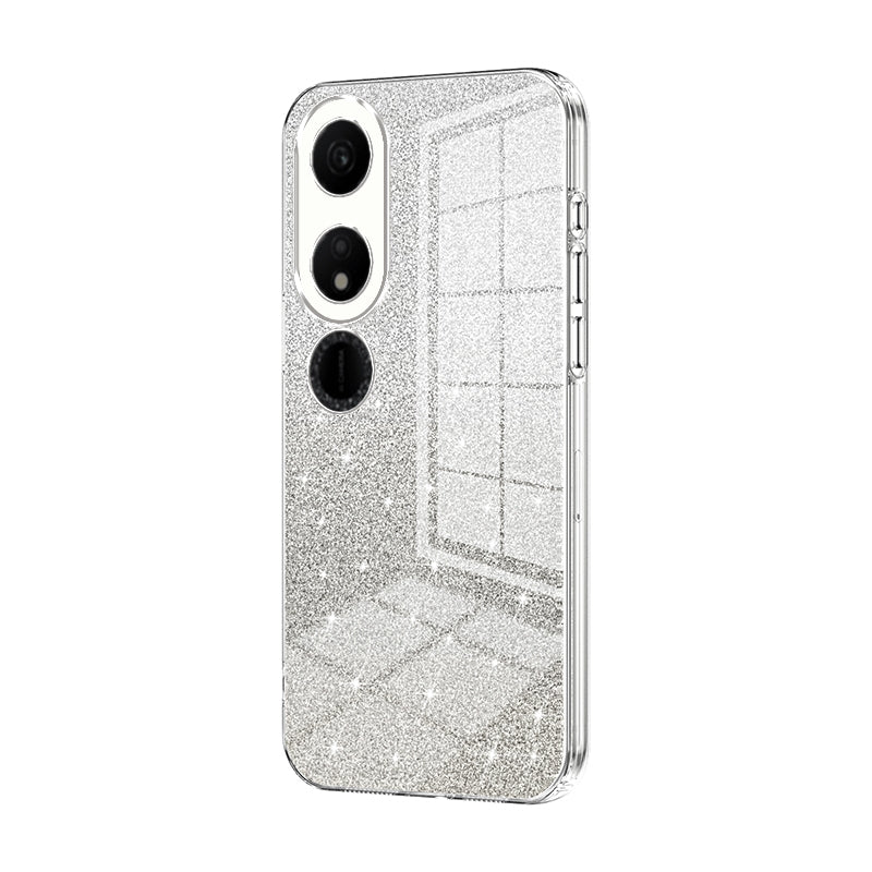 Honor Play 40 Luxurious Electroplated Gradient Glitter Powder Case - Enhanced Lens Protection