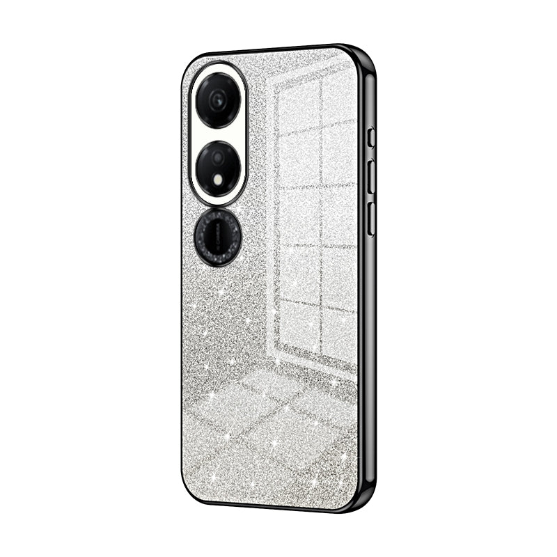 Honor Play 40 Luxurious Electroplated Gradient Glitter Powder Case - Enhanced Lens Protection