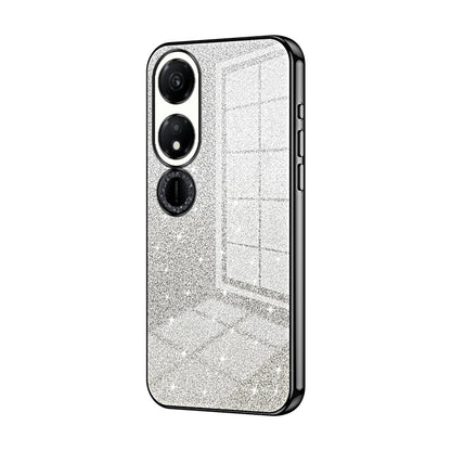 Honor Play 40 Luxurious Electroplated Gradient Glitter Powder Case - Enhanced Lens Protection