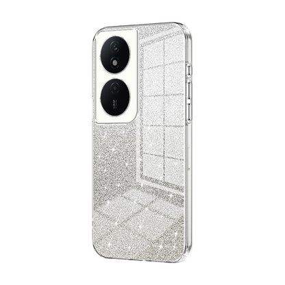 Honor Play 50 Plus Luxurious Electroplated Gradient Glitter Powder Case - Enhanced Lens Protection