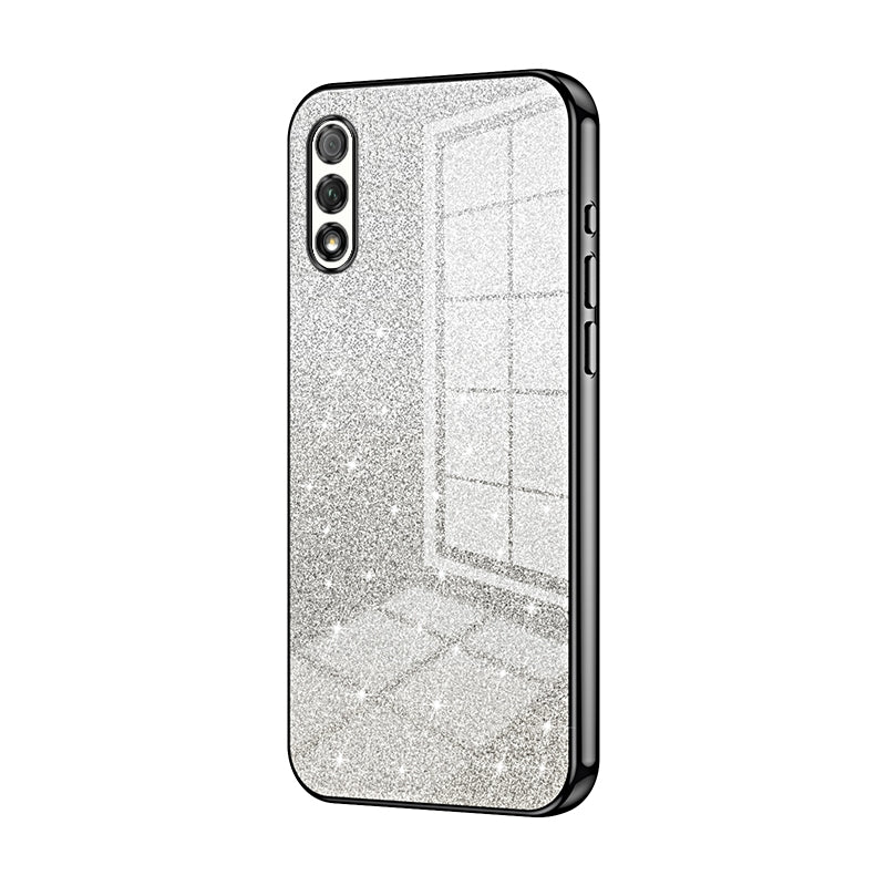 Honor 9X Luxurious Electroplated Gradient Glitter Powder Case - Enhanced Lens Protection