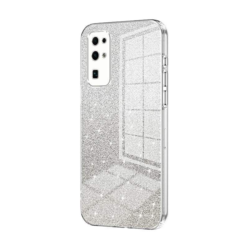 Honor 30 Luxurious Electroplated Gradient Glitter Powder Case - Enhanced Lens Protection