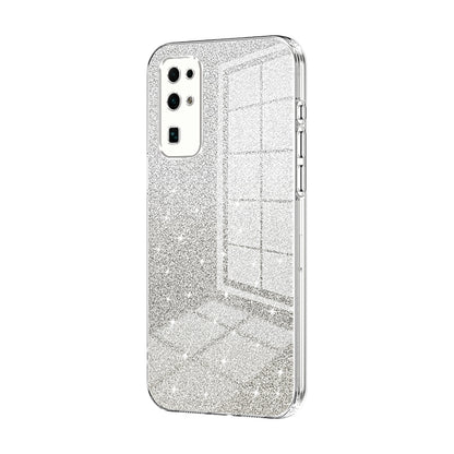 Honor 30 Luxurious Electroplated Gradient Glitter Powder Case - Enhanced Lens Protection