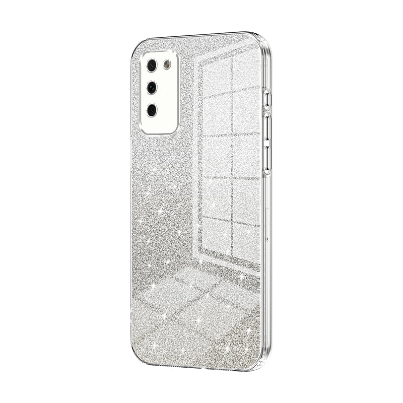 Honor 30 Youth Luxurious Electroplated Gradient Glitter Powder Case - Enhanced Lens Protection