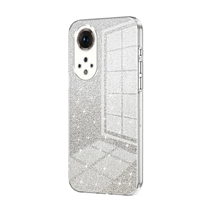 Honor 50 Luxurious Electroplated Gradient Glitter Powder Case - Enhanced Lens Protection