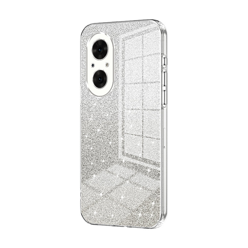 Honor 50 SE Luxurious Electroplated Gradient Glitter Powder Case - Enhanced Lens Protection