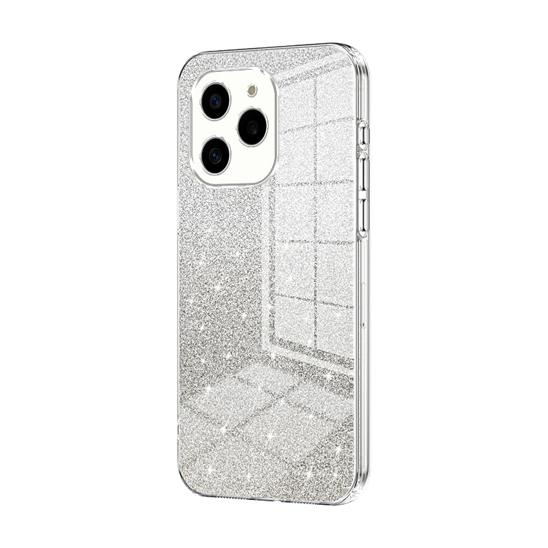 Honor 60 SE Luxurious Electroplated Gradient Glitter Powder Case - Enhanced Lens Protection