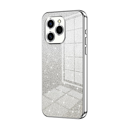 Honor 60 SE Luxurious Electroplated Gradient Glitter Powder Case - Enhanced Lens Protection