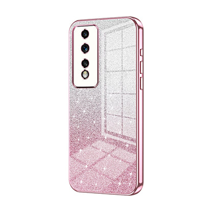 Honor 80 GT Luxurious Electroplated Gradient Glitter Powder Case - Enhanced Lens Protection