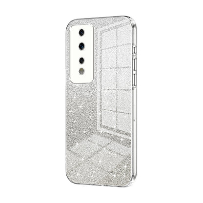 Honor 80 GT Luxurious Electroplated Gradient Glitter Powder Case - Enhanced Lens Protection