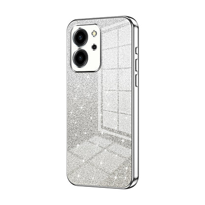 Honor 80 SE Luxurious Electroplated Gradient Glitter Powder Case - Enhanced Lens Protection