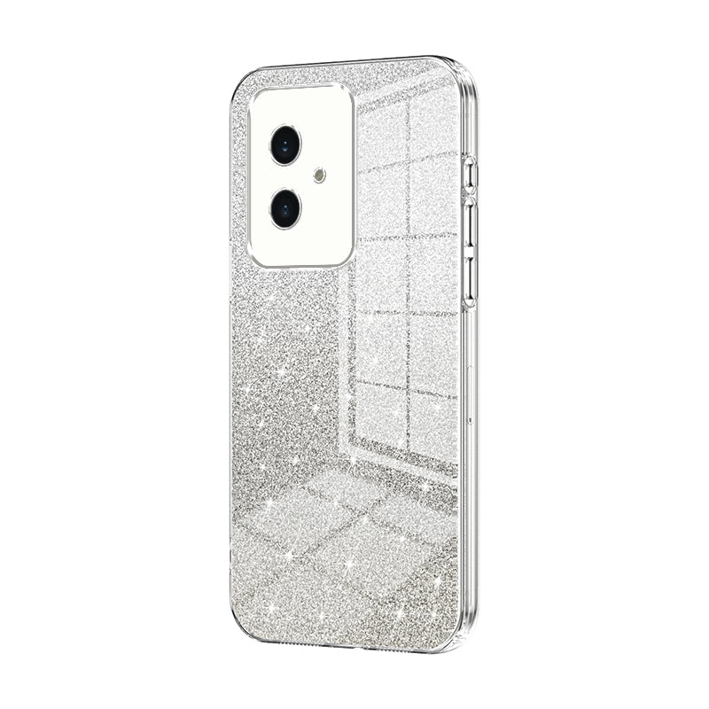 Honor 100 Luxurious Electroplated Gradient Glitter Powder Case - Enhanced Lens Protection