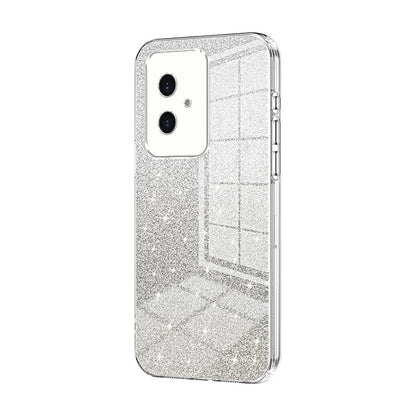 Honor 100 Luxurious Electroplated Gradient Glitter Powder Case - Enhanced Lens Protection