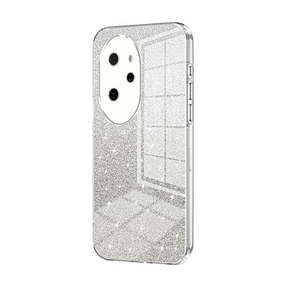 Honor 100 Pro Luxurious Electroplated Gradient Glitter Powder Case - Enhanced Lens Protection