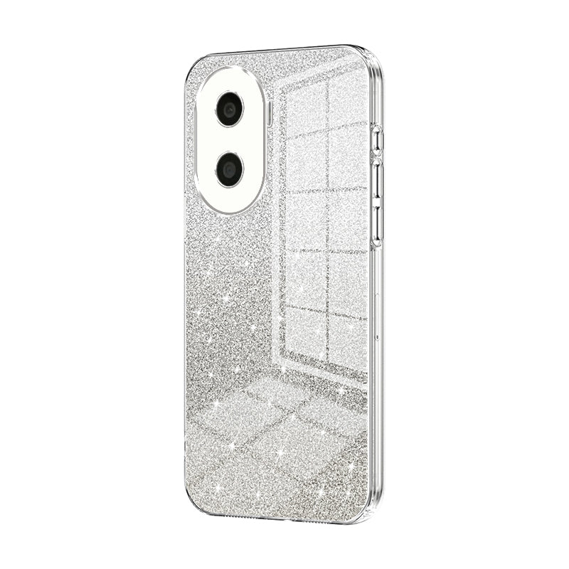 Honor X40i Luxurious Electroplated Gradient Glitter Powder Case - Enhanced Lens Protection